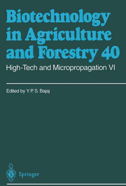 Produktbild: High-Tech and Micropropagation VI