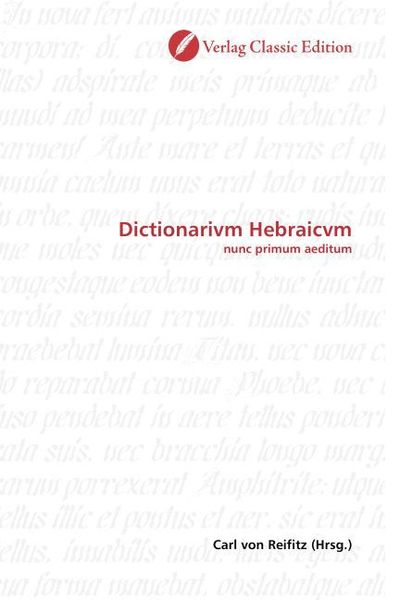 Produktbild: Dictionarivm Hebraicvm