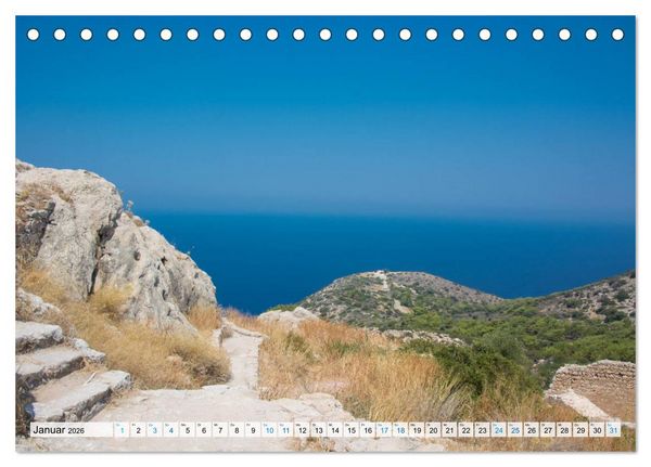 Produktbild: Rhodos - Traumhafter S&uuml;den (Tischkalender 2026 DIN A5 quer), CALVENDO Monatskalender