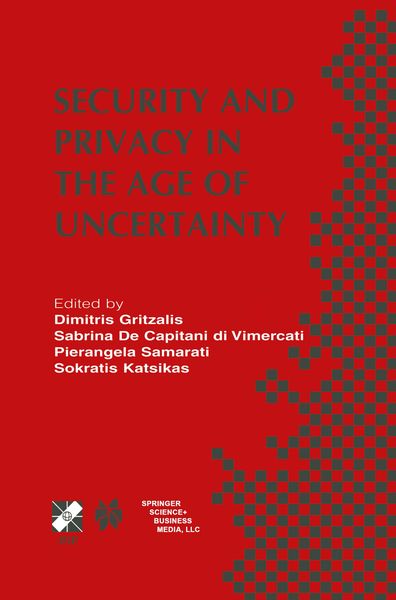 Produktbild: Security and Privacy in the Age of Uncertainty