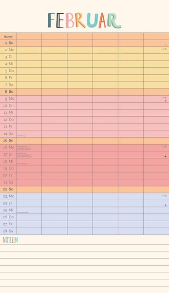 Produktbild: Unser buntes Jahr 2026 Familienplaner - Familien-Timer 26x45 cm - Offset-Papier - mit Ferienterminen - Wand-Planer - Familienkalender - Alpha Edition