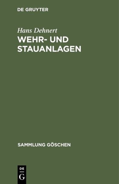 Produktbild: Wehr- und Stauanlagen