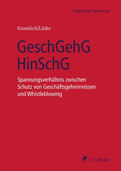 Produktbild: GeschGehG/HinSchG