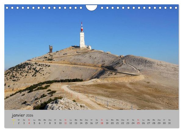 Produktbild: Le Mont Ventoux Le g&eacute;ant de Provence (Calendrier mural 2026 DIN A4 vertical), CALVENDO calendrier mensuel
