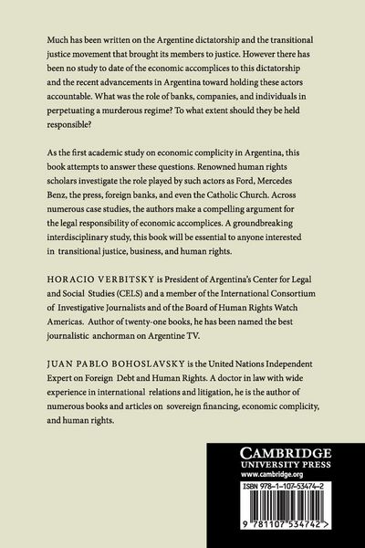 Produktbild: The Economic Accomplices to the Argentine Dictatorship