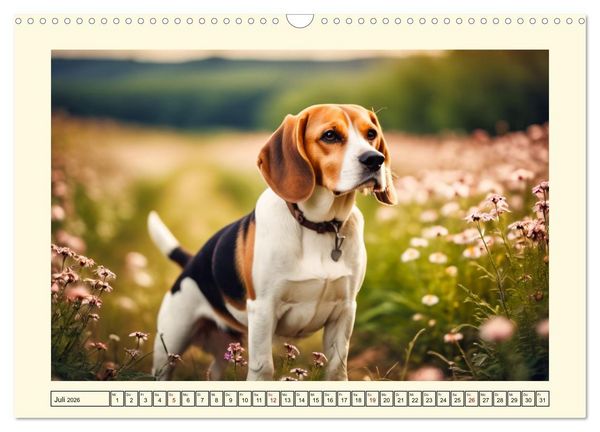 Produktbild: Treue Jagdbegleiter (Wandkalender 2026 DIN A3 quer), CALVENDO Monatskalender