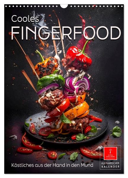 Produktbild: Cooles Fingerfood (Wandkalender 2026 DIN A3 hoch), CALVENDO Monatskalender