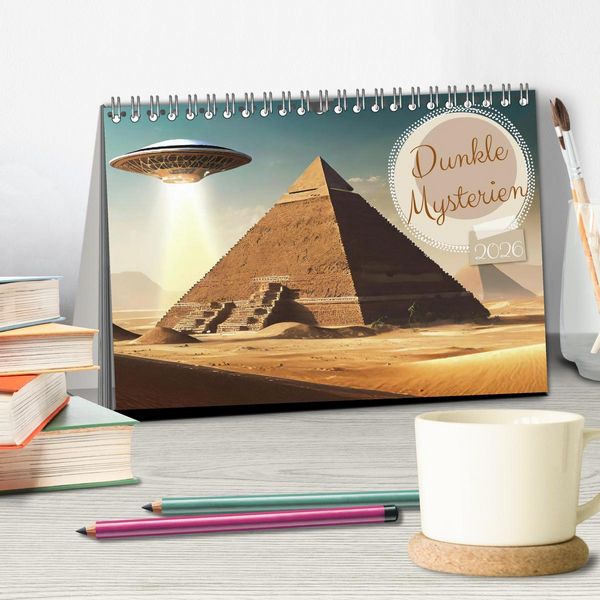 Produktbild: Dunkle Mysterien (Tischkalender 2026 DIN A5 quer), CALVENDO Monatskalender