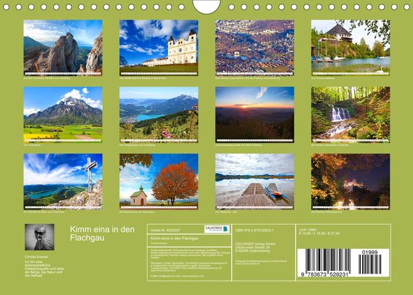 Produktbild: Kimm eina in den Flachgau im sch&ouml;nen Salzburger Land (Wandkalender 2022 DIN A4 quer)