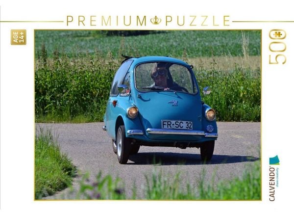 CALVENDO Puzzle Ein Motiv aus dem Kalender Heinkel Kabinenroller Typ 154 | 500 Teile Lege-Größe 48 × 36 cm Foto-Puzzle für Erwachsene