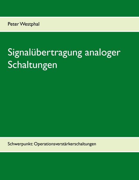 Produktbild: Signal&uuml;bertragung analoger Schaltungen