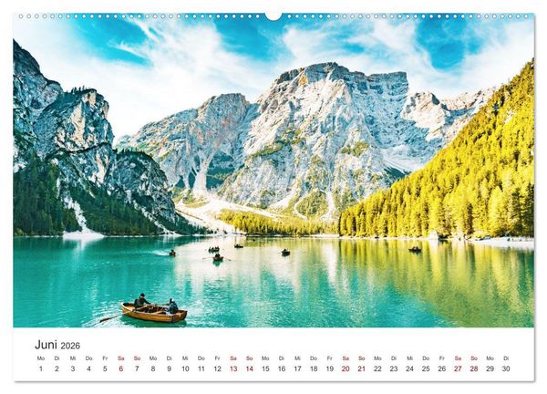 Produktbild: S&uuml;dtirol - Entlang der italienischen Alpen. (Wandkalender 2026 DIN A2 quer), CALVENDO Monatskalender