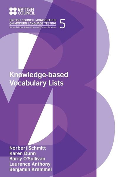 Produktbild: O'Sullivan, B: Knowledge-Based Vocabulary Lists