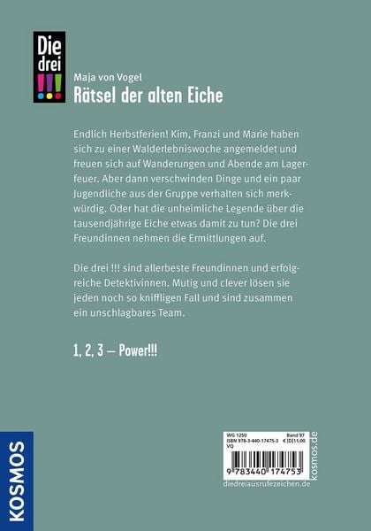 Produktbild: Die drei !!!, 97, R&auml;tsel der alten Eiche