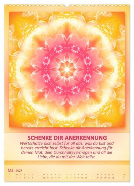 Produktbild: Light Energy Mandalas - Kalender - Vol. 1 (Wandkalender 2027 DIN A2 hoch), CALVENDO Monatskalender