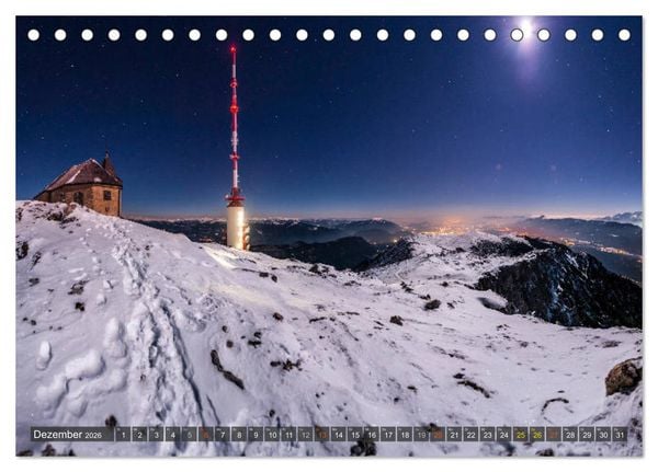 Produktbild: Himmelslichter - Mond und Sterne (Tischkalender 2026 DIN A5 quer), CALVENDO Monatskalender