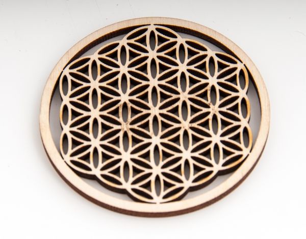 Produktbild: Blume des Lebens aus Holz 6 cm