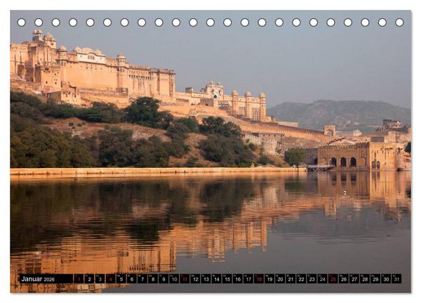 Produktbild: Indien - Rajasthan (Tischkalender 2026 DIN A5 quer), CALVENDO Monatskalender