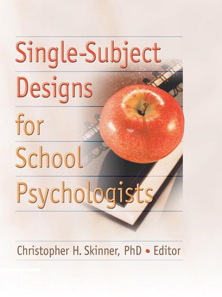 Produktbild: Single-Subject Designs for School Psychologists