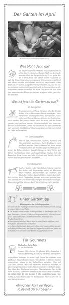 Produktbild: Paules Gartenplaner 2026 - Streifenplaner - Wandplaner - Küchen-Kalender - 11,3x49,5