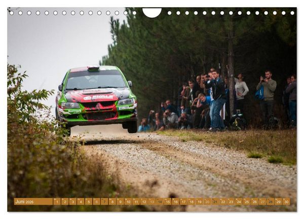 Produktbild: Rallye Faszination 2026 (Wandkalender 2026 DIN A4 quer), CALVENDO Monatskalender