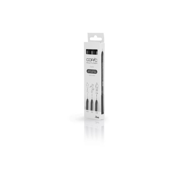 Produktbild: Copic Multiliner-Set schwarz 0.3mm/0.5mm/0.8mm 3 St&uuml;ck