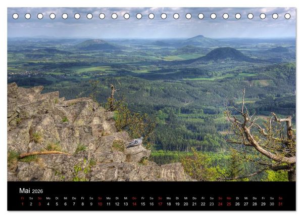 Produktbild: Mein liebes Lausitzer Gebirge (Tischkalender 2026 DIN A5 quer), CALVENDO Monatskalender