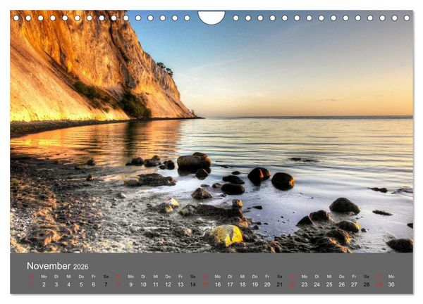 Produktbild: Naturwunder M&ouml;ns Klinten (Wandkalender 2026 DIN A4 quer), CALVENDO Monatskalender
