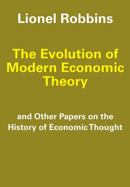Produktbild: The Evolution of Modern Economic Theory