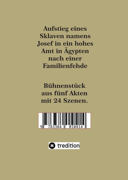 Produktbild: Josef in &Auml;gypten