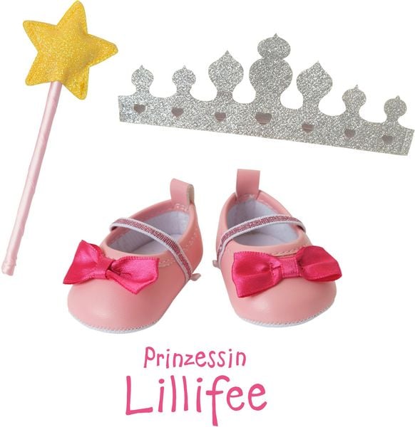 Produktbild: Puppen-Accessoires-Set ''Prinzessin Lillifee'', 3-teilig : Ballerinas, Glitzer