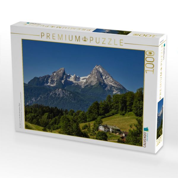 Produktbild: CALVENDO Puzzle Der Watzmann in den Berchtesgadener Alpen | 1000 Teile Lege-Gr&ouml;&szlig;e 64x48cm Foto-Puzzle f&uuml;r gl&uuml;ckliche Stunden