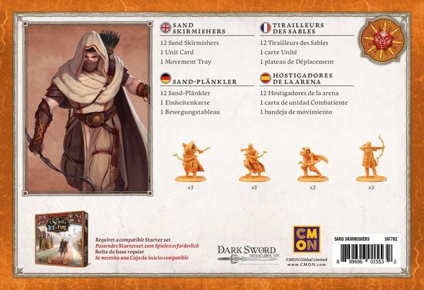 Produktbild: A Song of Ice & Fire - Sand Skirmishers (Sand-Pl&auml;nkler)