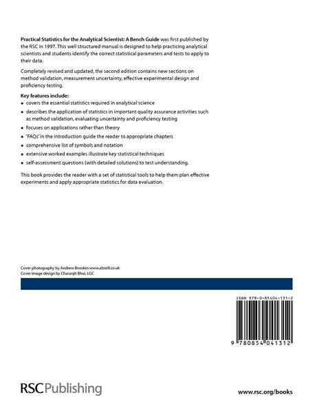 Produktbild: Practical Statistics for the Analytical Scientist