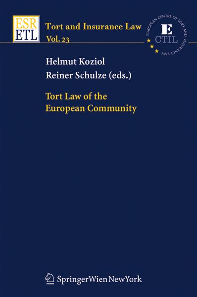 Produktbild: Tort Law of the European Community