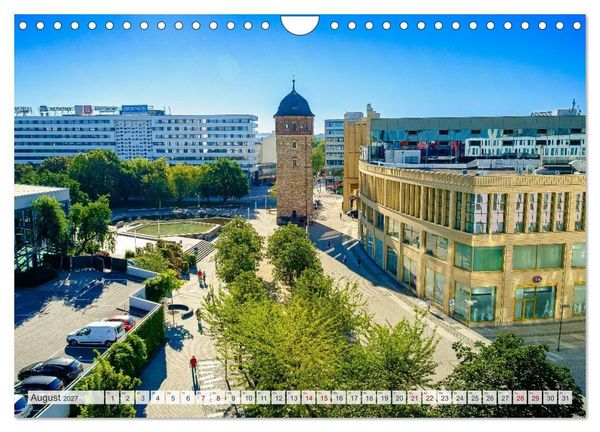 Produktbild: Ein Blick auf Chemnitz in Farbe (Wandkalender 2027 DIN A4 quer), CALVENDO Monatskalender