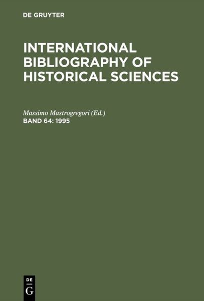 Produktbild: International Bibliography of Historical Sciences / 1995
