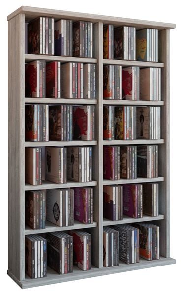 Produktbild: Holz CD DVD Stand Regal Schrank St&auml;nder Ronul