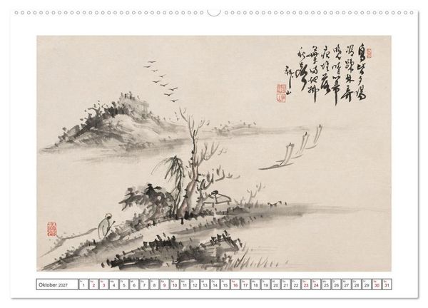 Produktbild: Yoshitsugu Haizan (hochwertiger Premium Wandkalender 2027 DIN A2 quer), Kunstdruck in Hochglanz