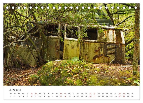 Produktbild: Rostende Legenden (Tischkalender 2026 DIN A5 quer), CALVENDO Monatskalender