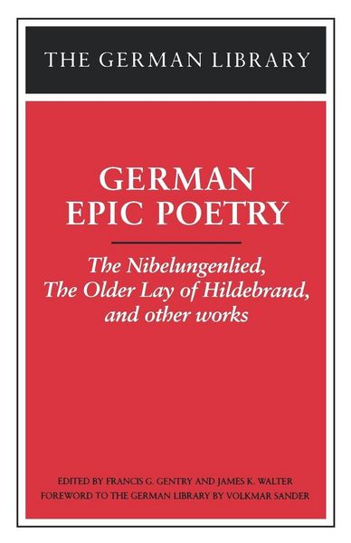Produktbild: German Epic Poetry