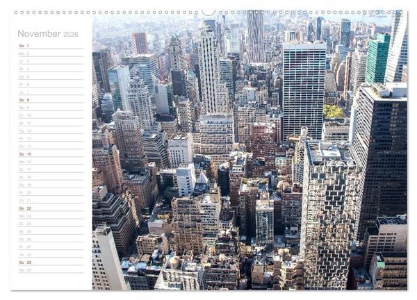 Produktbild: New York - Bilder einer Metropole (Wandkalender 2026 DIN A2 quer), CALVENDO Monatskalender