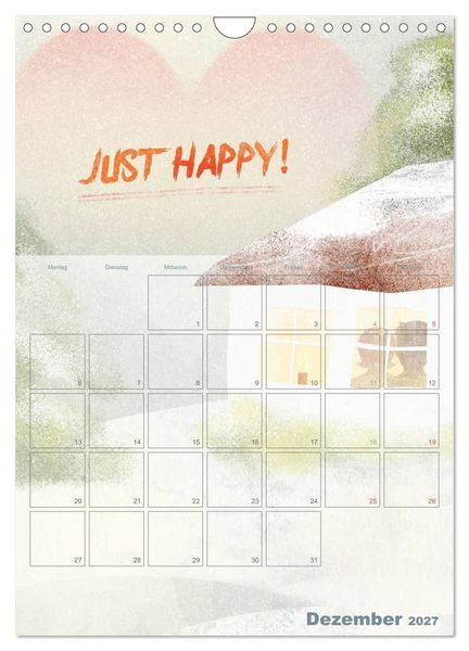 Produktbild: Liebe macht gl&uuml;cklich (Wandkalender 2027 DIN A4 hoch), CALVENDO Monatskalender