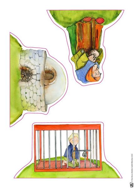 Produktbild: H&auml;nsel und Gretel. Erz&auml;hlschienen-Figurenset
