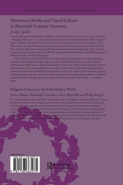 Produktbild: Monstrous Births and Visual Culture in Sixteenth-Century Germany