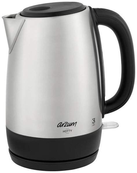 Produktbild: Arzum AR3074 Wasserkocher schnurlos, &Uuml;berhitzungsschutz Inox Fassungsverm&ouml;gen: 1.7l