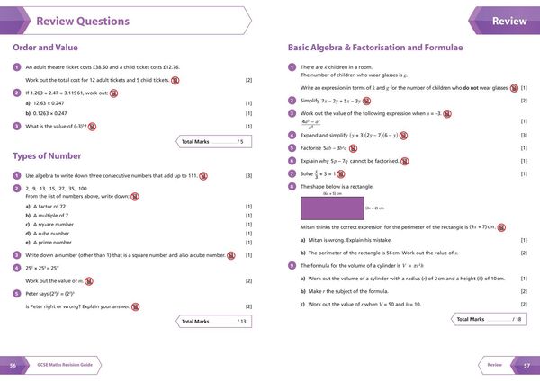 Produktbild: AQA GCSE 9-1 Maths Higher All-in-One Complete Revision and Practice
