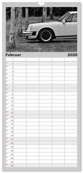 Produktbild: Familienplaner 2026 - Porsche 911 SC mit 5 Spalten (Wandkalender, 21 x 45 cm) CALVENDO