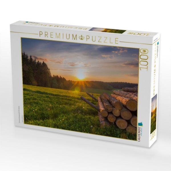 Produktbild: CALVENDO Puzzle Sonnenuntergang bei Annaberg | 1000 Teile Lege-Gr&ouml;&szlig;e 64x48cm Foto-Puzzle f&uuml;r gl&uuml;ckliche Stunden
