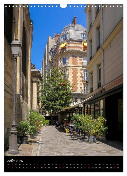 Produktbild: Paris de tous les temps (Calendrier mural 2026 DIN A3 horizontal), CALVENDO calendrier mensuel